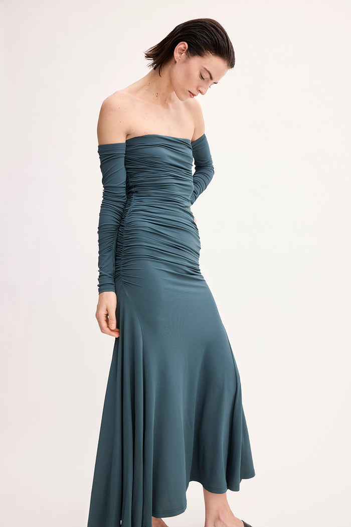 TOVE Studio Ina Dress Teal