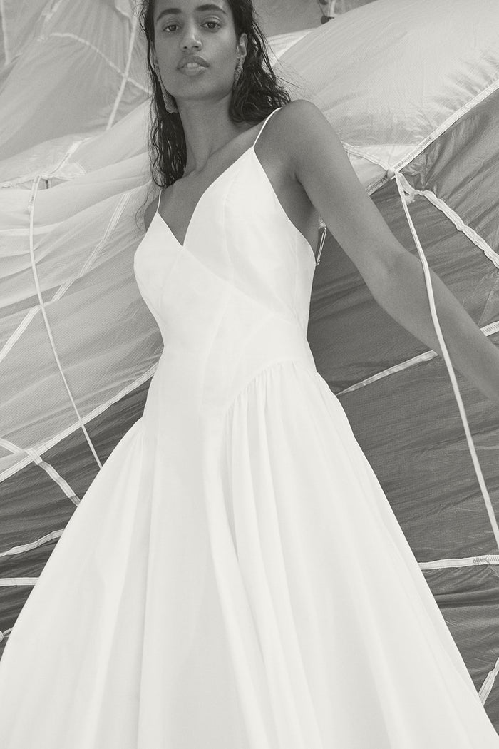 TOVE Studio Solene Organic Cotton Dress White